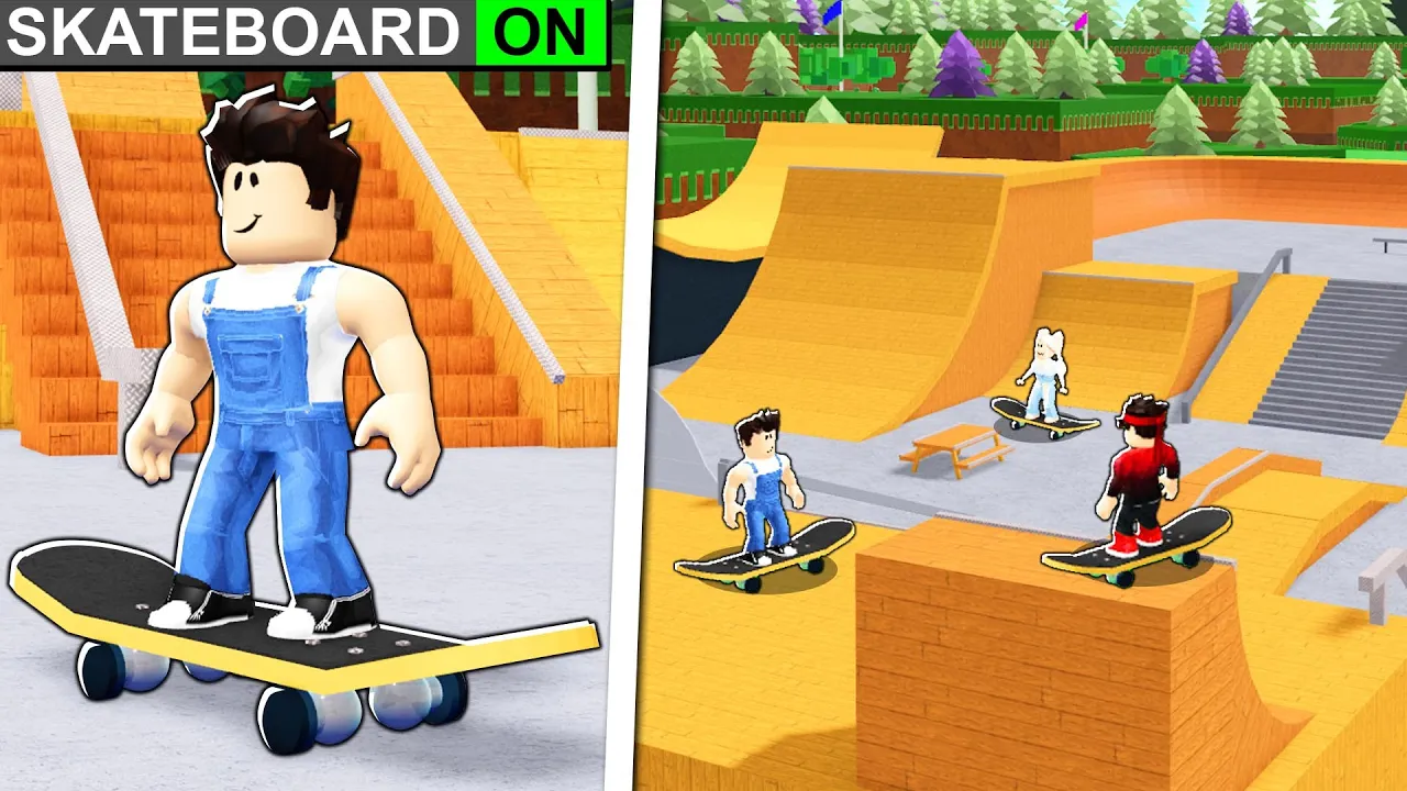 I MADE A WORKING SKATEBOARD IN Build a Boat! 🛹