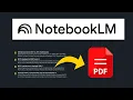 NotebookLM Como exportar a PDF tus notas y fuentes