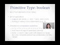 Primitive Type - boolean