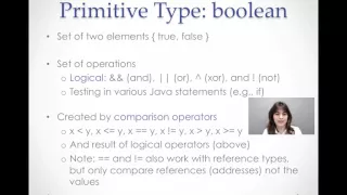 Primitive Type - boolean