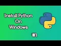 Python Tutorial - Install Python on Windows