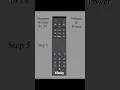 Pair Xfinity XR15 Voice Remote to TV for volume and power