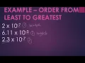 Comparing Scientific Notation