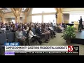 UVM campus community members meet with presidential candidate