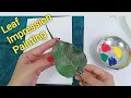 Leaf Impression Painting Tutorial DIY Leaf Printing - Shamina s DIY