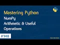 Learn Python in Arabic - Numpy