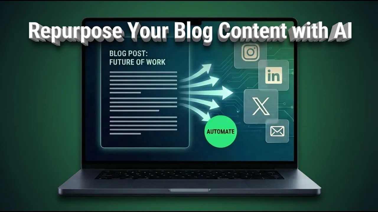 How to Use AI to Repurpose Newsletter Content Into Blog Posts YouTube video preview