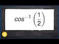 Evaluate the cosine inverse of
