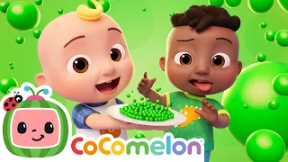 Eating My Peas Song 🟢 | CoComelon Nursery Rhymes & Kids Songs