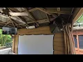 Yardistry Gazebo 10x12 from Costco privacy wall projector tvs fan Alexa lighting and heaters