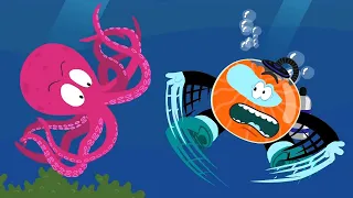 Beardy Bodo - Underwater tourism  - funny cartoons for kids