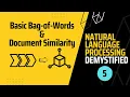 NLP Demystified 5 Basic Bag-of-Words and Measuring Document Similarity
