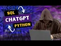SQL with ChatGPT in Python Chat GPT Tutorial