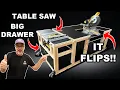 This Mitre Saw - Table Saw Workbench Changes Everything