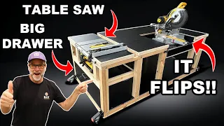 This Mitre Saw Table Saw Workbench Changes Everything 
