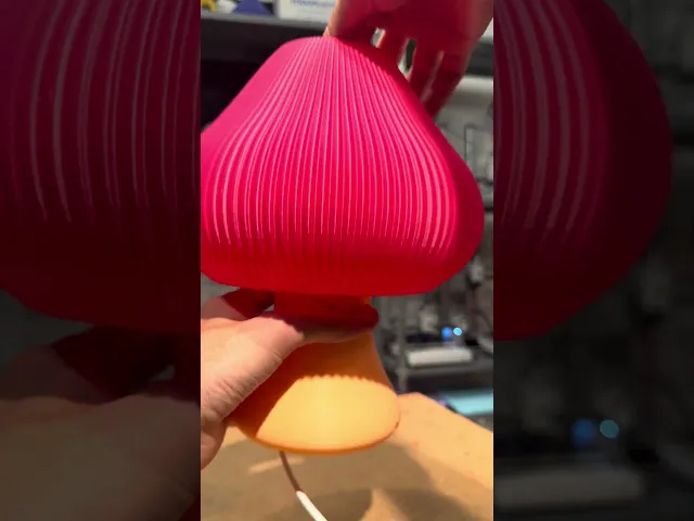 Groove Tiny Mushroom Table Lamp video thumbnail