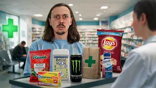 Survivre avec la nourriture de pharmacie pendant 24H
