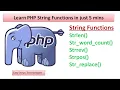 Mastering PHP String Manipulation strlen str - word