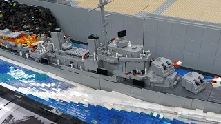LEGO WWII USS Laffey Ship Attack