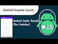 Android Studio Tutorial Text Switcher