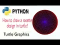 Python turtle graphics - Pattern-1 Drawing different shapes