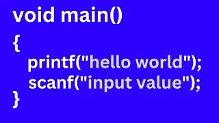 difference between printf and scanf in c