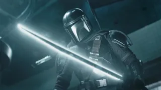 4K Din Djarin Fights With The Darksaber - Star Wars The Book of Boba Fett 2022