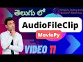 Mastering FileClip in MoviePy Working with Files in Editing Telugu lo