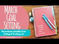 March Goal Planning