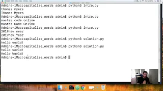 Python Challenge Capitalize Words