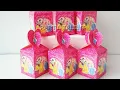 How to Fold Candy Boxes Disney Princess Party Boxes Time Lapse