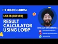 Lab 6b Result Check Python Solved Program Simranjit Singh Monga