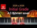 Download Lagu ABRSM 2025 \u0026 2026 - Initial Grade Piano Exam - A:3 Björnen Sover ~ Trad Swedish