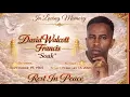 The Live-Streaming Service of David Walcott Francis