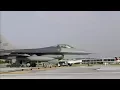 F-16 Fighting Falcon Arrested Landings At Tulsa International Airport