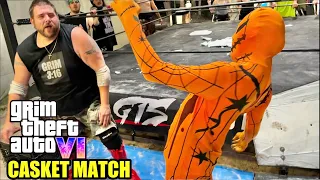 CASKET MATCH UNMASKING: Grim vs Pumpkin Spice Sunday Night Main Event! 
