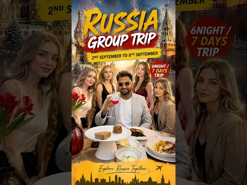 Finally Russia Group Trip Is Ready😍