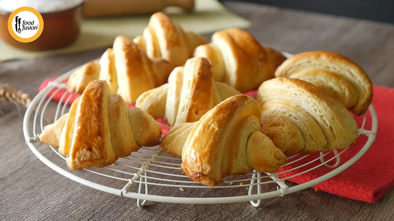 Easy Bread Croissant Recipe By Food Fusion