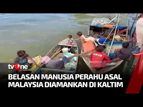 Petugas Amankan Belasan Manusia Perahu Asal Malaysia