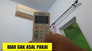 sharp ac remote control tutorial part 2