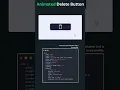 Animated delete button css