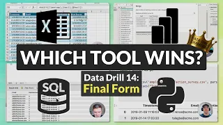 Excel vs Power BI vs SQL vs Python Analyzing Employee Survey Data Data Drill
