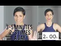 ONE JAW EXERCISE for THREE MINUTES per day to get a FIRM FACE