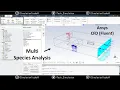 Multi Species Analysis in a Car Garage Lesson 05 Part 1 Ansys CFD Fluent