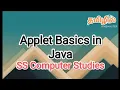 Applet basics in java Java in tamil