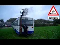WC als Auspuff am Bus - Sportauspuff | Dumm Tüch