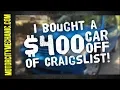 Buying a 400 car off of Craiglist