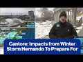 Jim Cantore Biggest Impacts from Winter Storm Hernando in Massachusetts