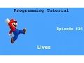 Java Programming Tutorial Super Mario Game Lives