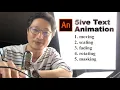 Download Lagu Animate CC Five Text Animation Skills you need to know